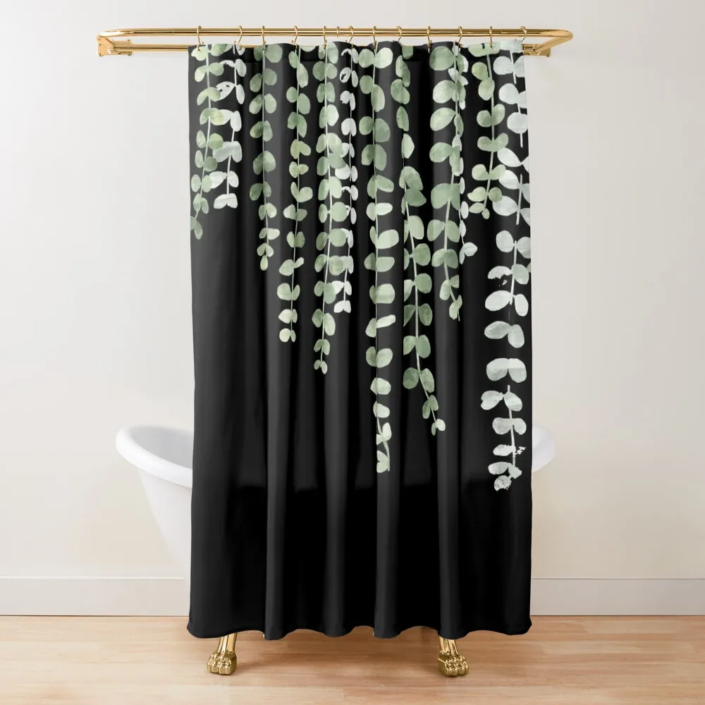 Eucalyptus Watercolor Black Shower Curtain Luxury Bathroom Shower Bathroom Accessories Curtain
Eucalyptus Watercolor Black Shower Curtain Luxury Bathroom Shower Bathroom Accessories Curtain
