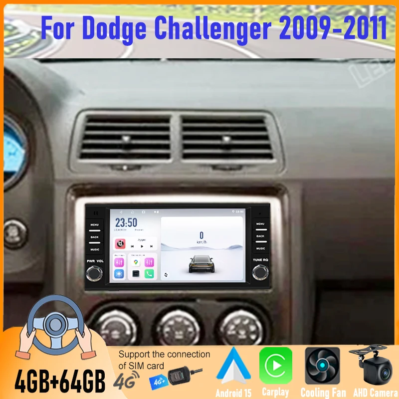 7'' Android 15 4+64GB 2DIN Car Stereo For Dodge Challenger 2009-2011 Wireless Carplay GPS Navi WiFi BT Touch Screen FM
7'' Android 15 4+64GB 2DIN Car Stereo For Dodge Challenger 2009-2011 Wireless Carplay GPS Navi WiFi BT Touch Screen FM