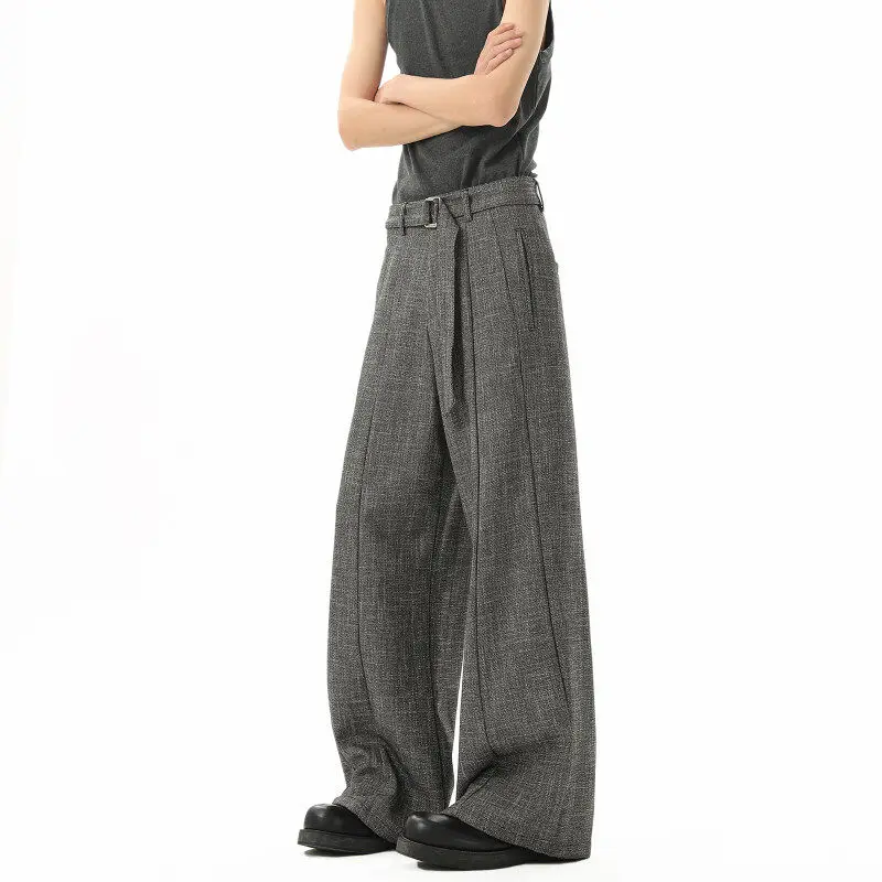 TANGZ Studio Men's Casual Pants Textured Loose Fit Belted Drapey Comfortable Straight Leg Westwear Spring Season Sle
TANGZ Studio Men's Casual Pants Textured Loose Fit Belted Drapey Comfortable Straight Leg Westwear Spring Season Sle