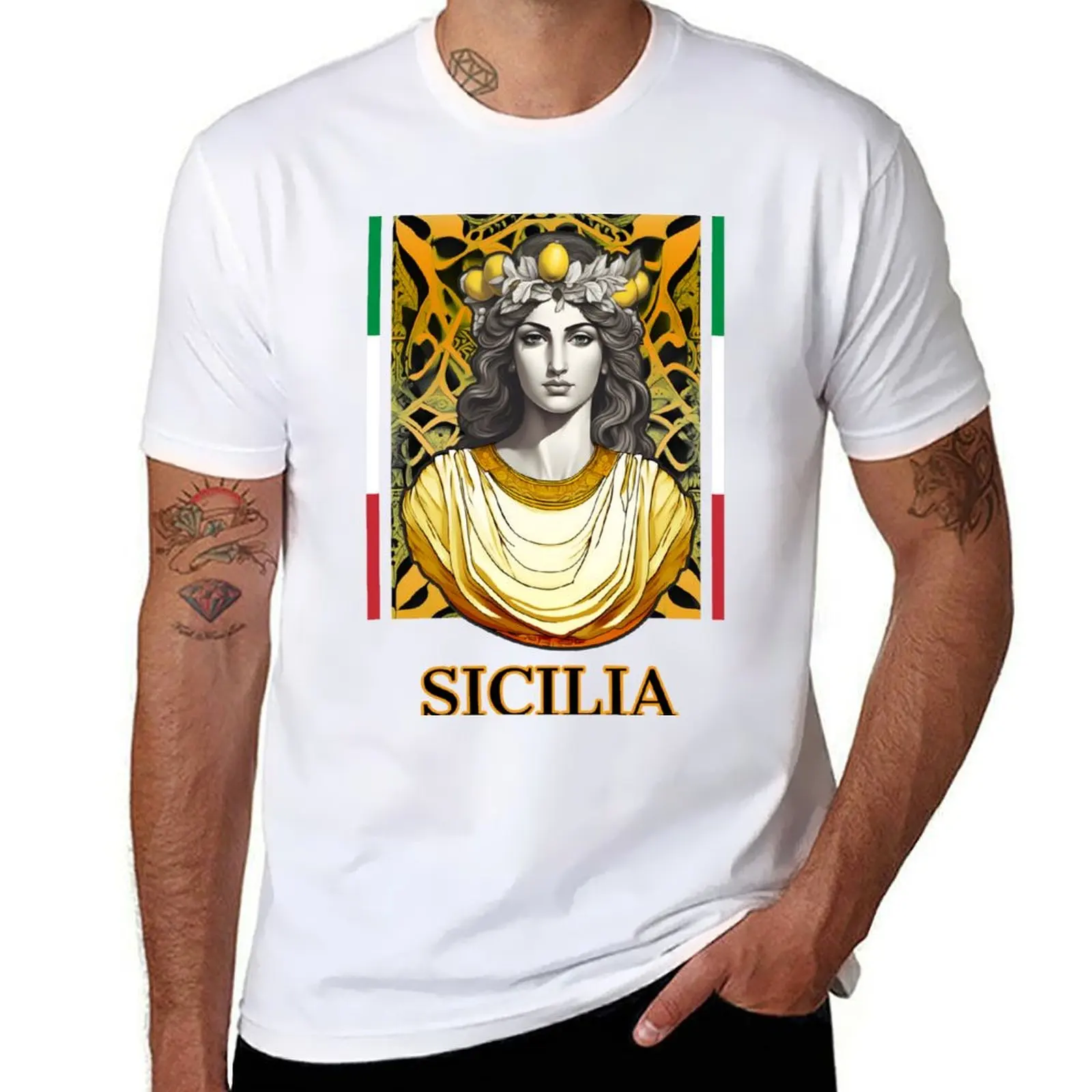 Sicilia ceramica graste e limoni - Sicily its famous lemons and ceramics T-Shirt man t shirts cotton T-Shirt
Sicilia ceramica graste e limoni - Sicily its famous lemons and ceramics T-Shirt man t shirts cotton T-Shirt