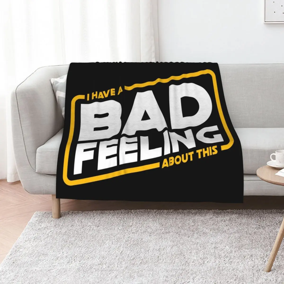 Bad Feels Throw Blanket Year Round Soft Comfortable Blanket for Home
Bad Feels Throw Blanket Year Round Soft Comfortable Blanket for Home