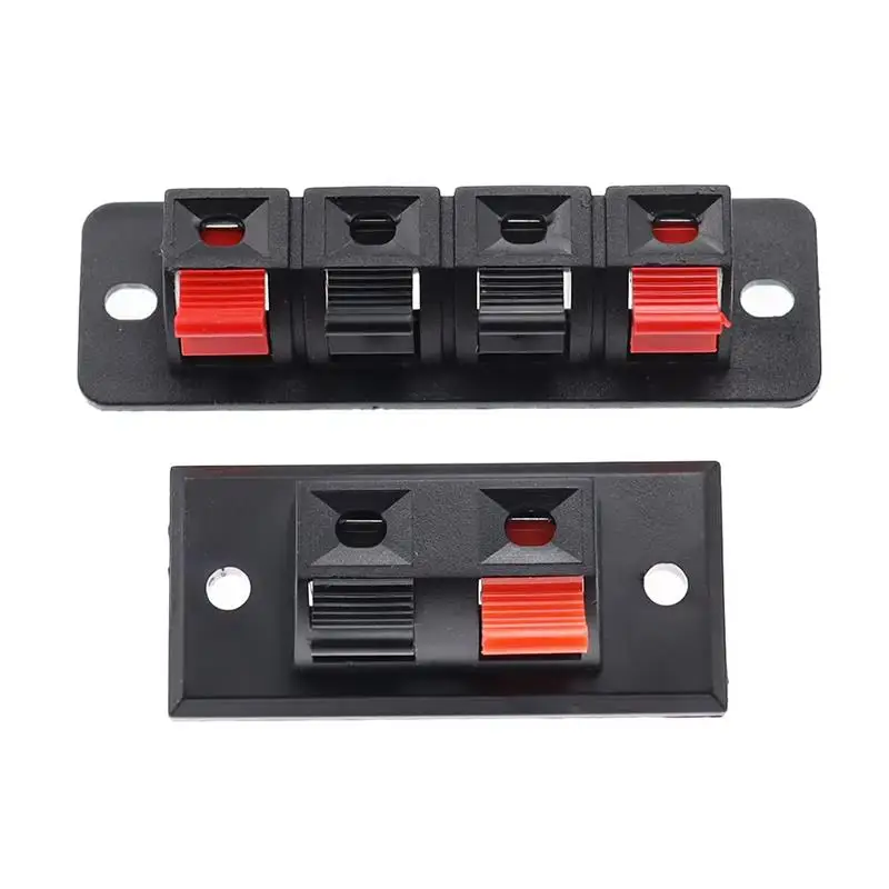 Terminal Push In Jack Spring Speaker Connector 2/4 Positions Load Audio Cable Plastic Breadboard Switch Clip F5
Terminal Push In Jack Spring Speaker Connector 2/4 Positions Load Audio Cable Plastic Breadboard Switch Clip F5