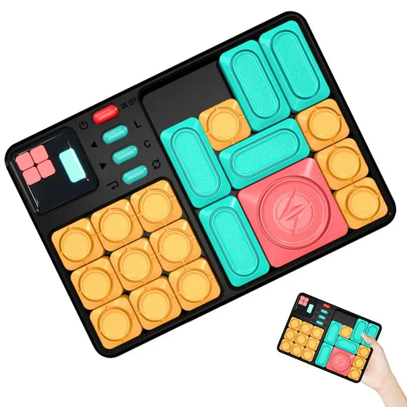 Супер слайд игра для мозга портативная игровая консоль супер лабиринт скользящие игрушки интерактивные фиджет-игрушки Логика для детей игрушки и игры
Супер слайд игра для мозга портативная игровая консоль супер лабиринт скользящие игрушки интерактивные фиджет-игрушки Логика для детей игрушки и игры
