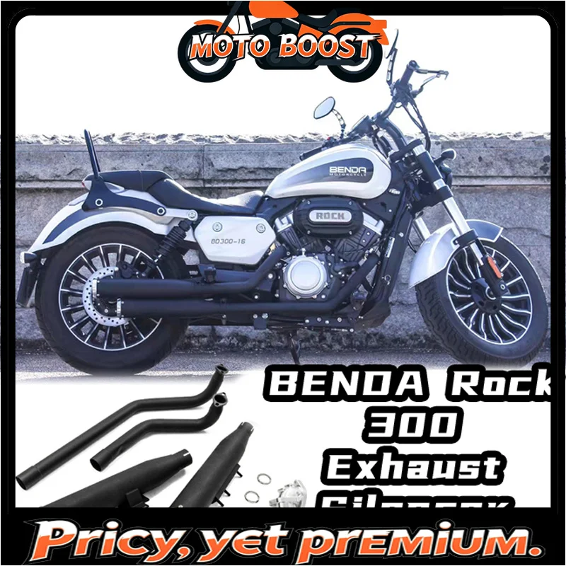 【Premium quality】Motorcycle Performance Exhaust Sports Style Exhaust Pot Pipe Muffles System Exhaust Tailpip for BENDA Rock 300
【Premium quality】Motorcycle Performance Exhaust Sports Style Exhaust Pot Pipe Muffles System Exhaust Tailpip for BENDA Rock 300