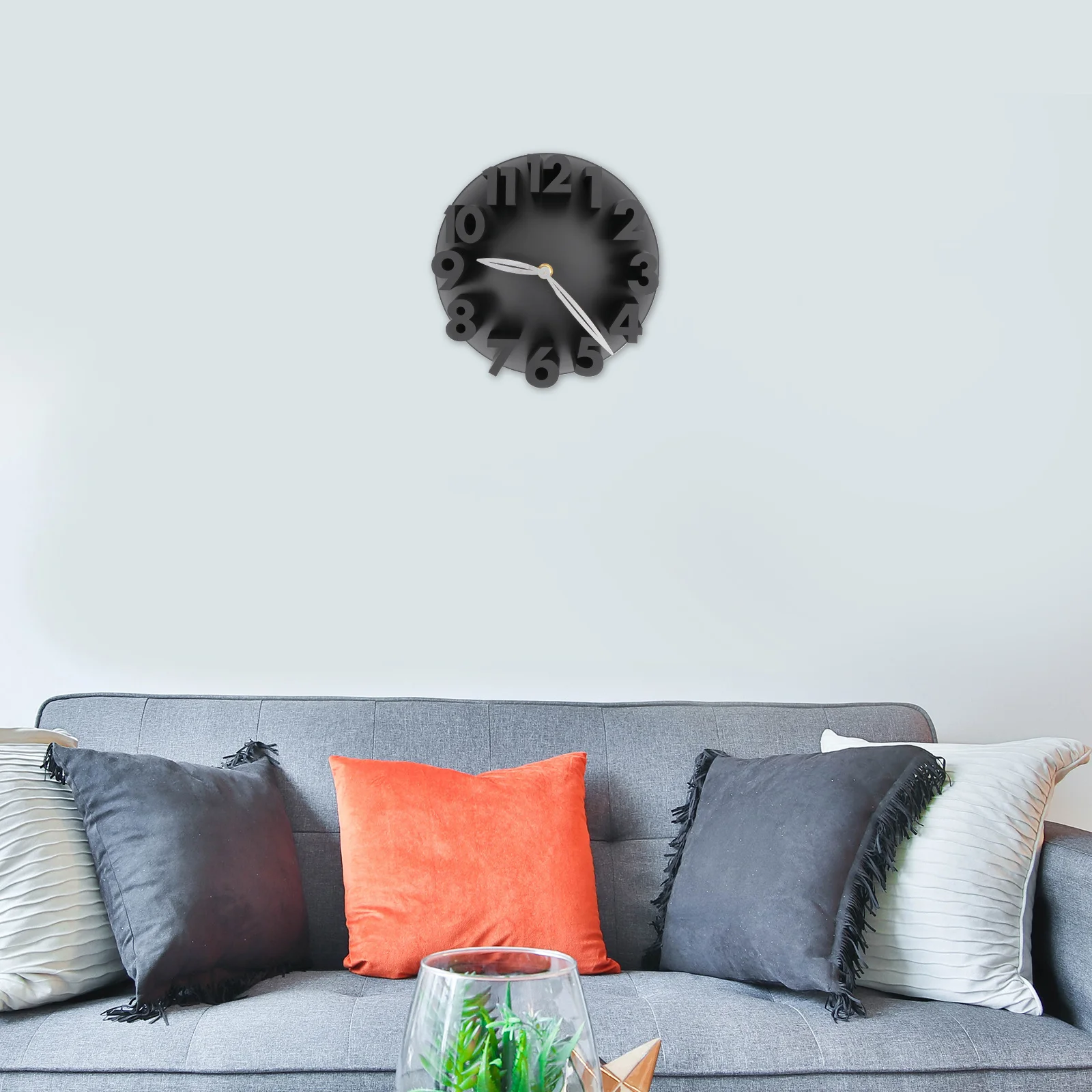 Modern Digital Wall Clock Black Creative Silent Movement Mute Clock Accurate Time Display for Living Room Bedroom Office Study
Modern Digital Wall Clock Black Creative Silent Movement Mute Clock Accurate Time Display for Living Room Bedroom Office Study