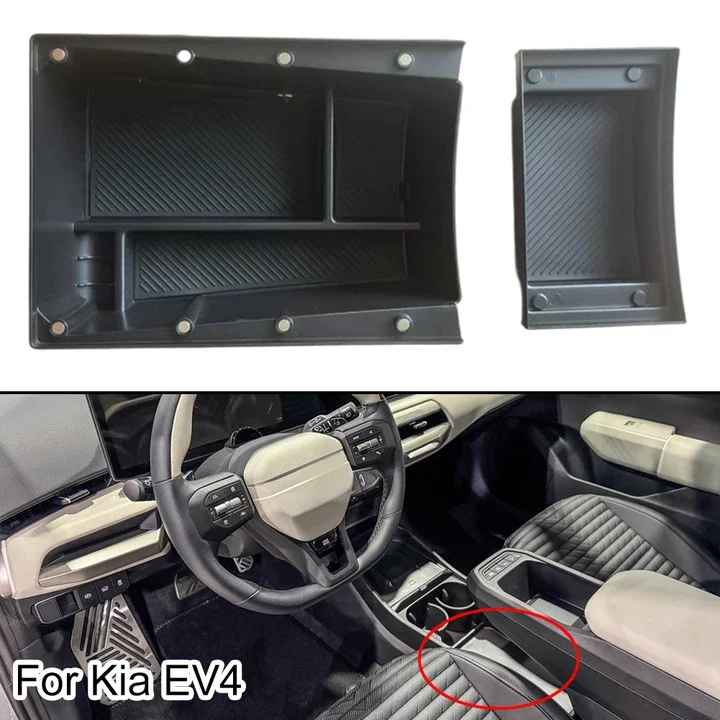 Car Center Console Armrest Box Lower Storage Box Internal Organizer Tray Coin Stowing Tidying For Kia EV4 2025+
Car Center Console Armrest Box Lower Storage Box Internal Organizer Tray Coin Stowing Tidying For Kia EV4 2025+