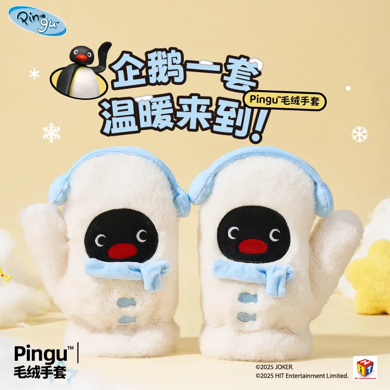 Pingu Pinga Kawaii Branded Cute Penguin Plush Gloves Warm Winter With Drawstring Cuff Cozy Couple Birthday Gift For Cold Weather
Pingu Pinga Kawaii Branded Cute Penguin Plush Gloves Warm Winter With Drawstring Cuff Cozy Couple Birthday Gift For Cold Weather