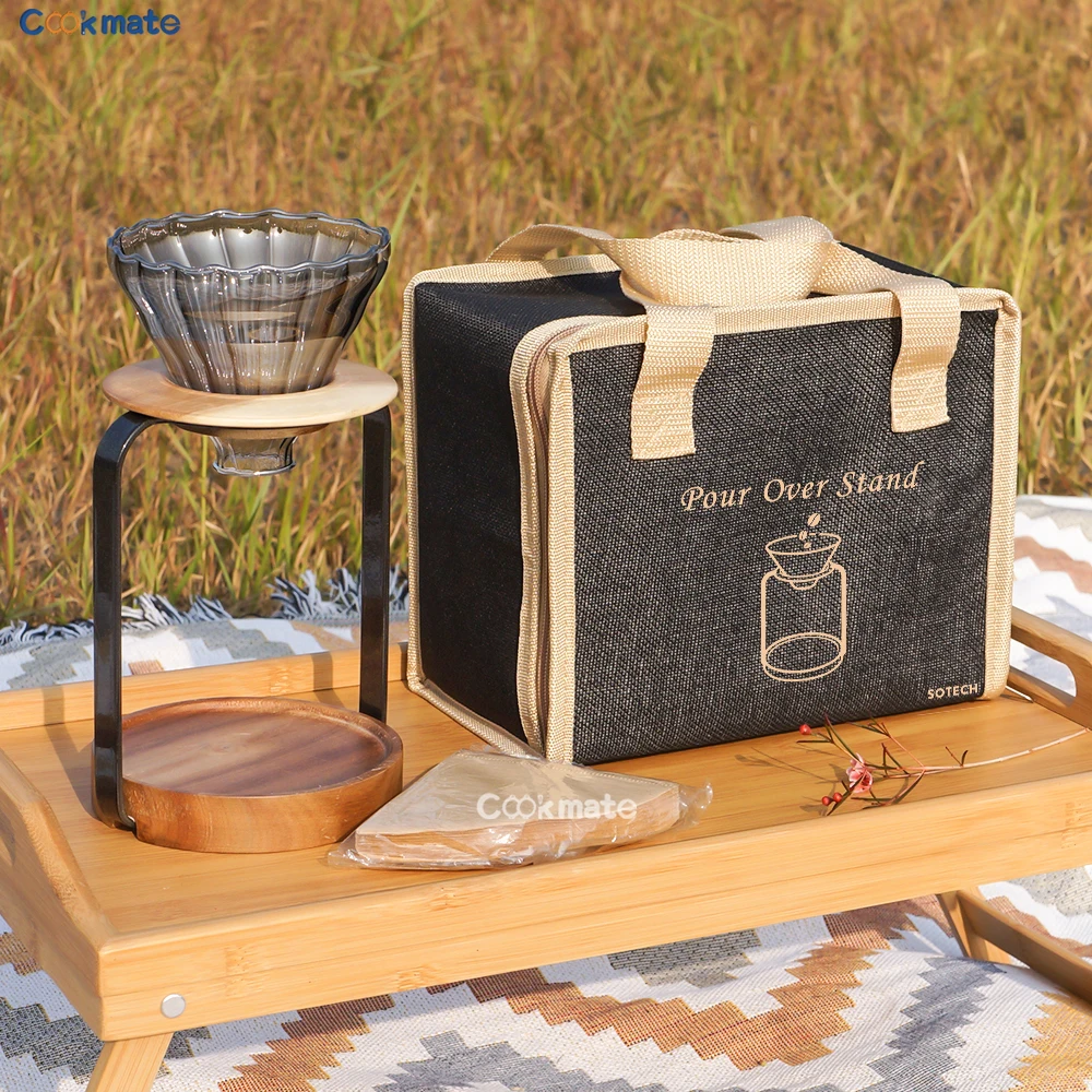 Pour Over Glass Coffee Dripper Stand Set Vintage Wooden Base Height Rack Dripper Filter Holder for Manual Brewing Outdoor Travel
Pour Over Glass Coffee Dripper Stand Set Vintage Wooden Base Height Rack Dripper Filter Holder for Manual Brewing Outdoor Travel