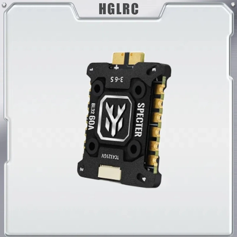 HGLRC SPECTER 60A BL32 4in1 Mini ESC G071 128K Встроенный радиатор с ЧПУ 20X20 мм 3-6S для FPV дронов для фристайла DIY Запчасти
HGLRC SPECTER 60A BL32 4in1 Mini ESC G071 128K Встроенный радиатор с ЧПУ 20X20 мм 3-6S для FPV дронов для фристайла DIY Запчасти