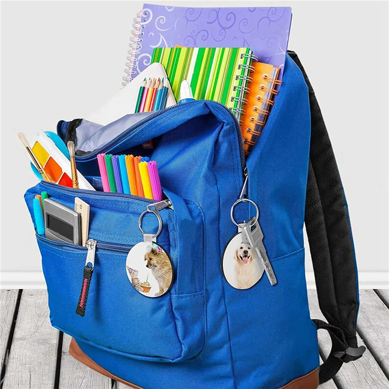 144 Pieces Sublimation Blank Keychains Kits With Heat Transfer Keychain MDF Blank Keychain Blank DIY Keychain (Round)
144 Pieces Sublimation Blank Keychains Kits With Heat Transfer Keychain MDF Blank Keychain Blank DIY Keychain (Round)