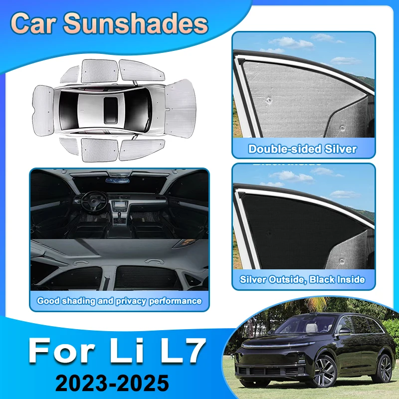 For Li L7 Auto Accessories 2023 2024 2025 Lixiang L7 X03 Car Side Window Shade Cover Front Windshield Sun Visor Cover Accesorios
For Li L7 Auto Accessories 2023 2024 2025 Lixiang L7 X03 Car Side Window Shade Cover Front Windshield Sun Visor Cover Accesorios