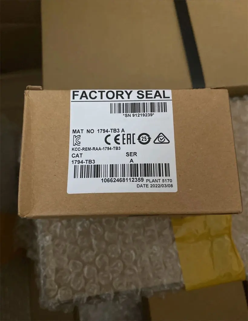 Brand New 1794-TB2 1794-TB3 1794-TB3K 1794-TB3SK One Year Warranty
Brand New 1794-TB2 1794-TB3 1794-TB3K 1794-TB3SK One Year Warranty 
