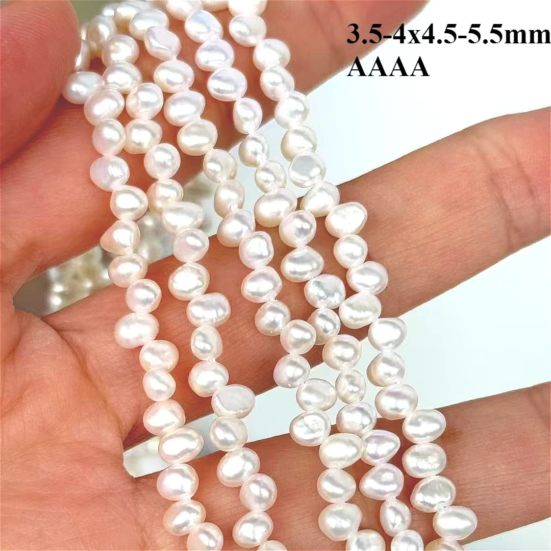 3.5-4x4.5-5.5mm 4A Natural Freshwater Pearl White Irregular Fine Loose Bead Women Gift Jewelry DIY Necklace Bracelet Accessories
3.5-4x4.5-5.5mm 4A Natural Freshwater Pearl White Irregular Fine Loose Bead Women Gift Jewelry DIY Necklace Bracelet Accessories