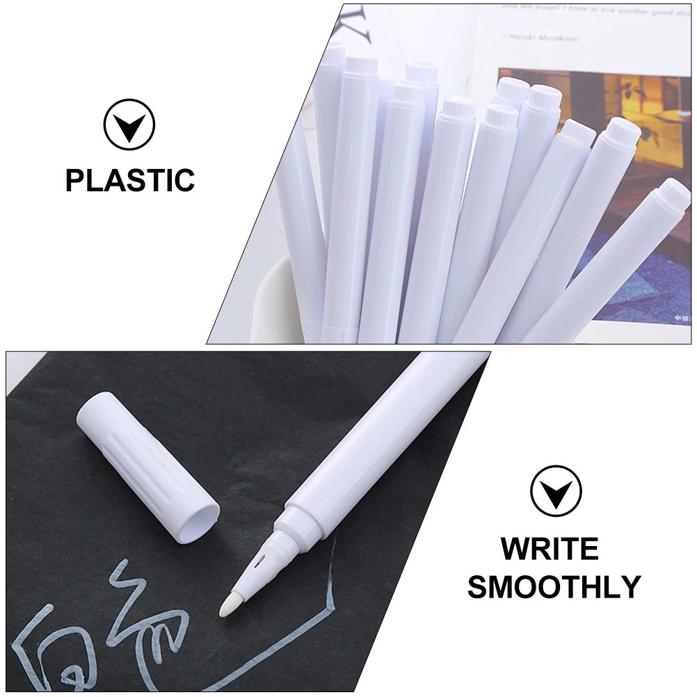 20 Pcs Liquid Chalk White Marker Pen Board Pens Markers Erasable Chalkboard Drawing
20 Pcs Liquid Chalk White Marker Pen Board Pens Markers Erasable Chalkboard Drawing