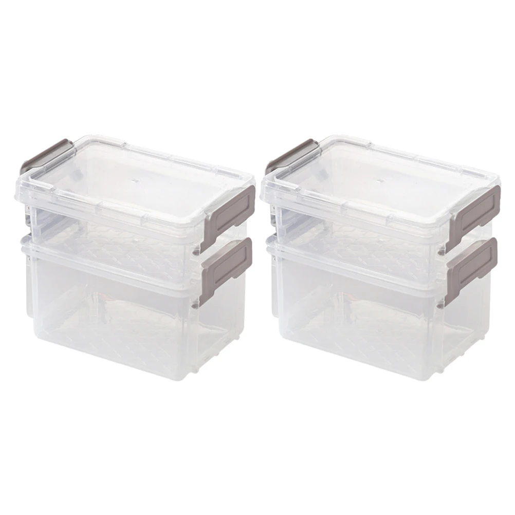 4 pcs Storage Boxes Stackable Jewelry Organizer Desktop Case Plastic Plastic Desktop Organizer Container Women Display Tool
4 pcs Storage Boxes Stackable Jewelry Organizer Desktop Case Plastic Plastic Desktop Organizer Container Women Display Tool