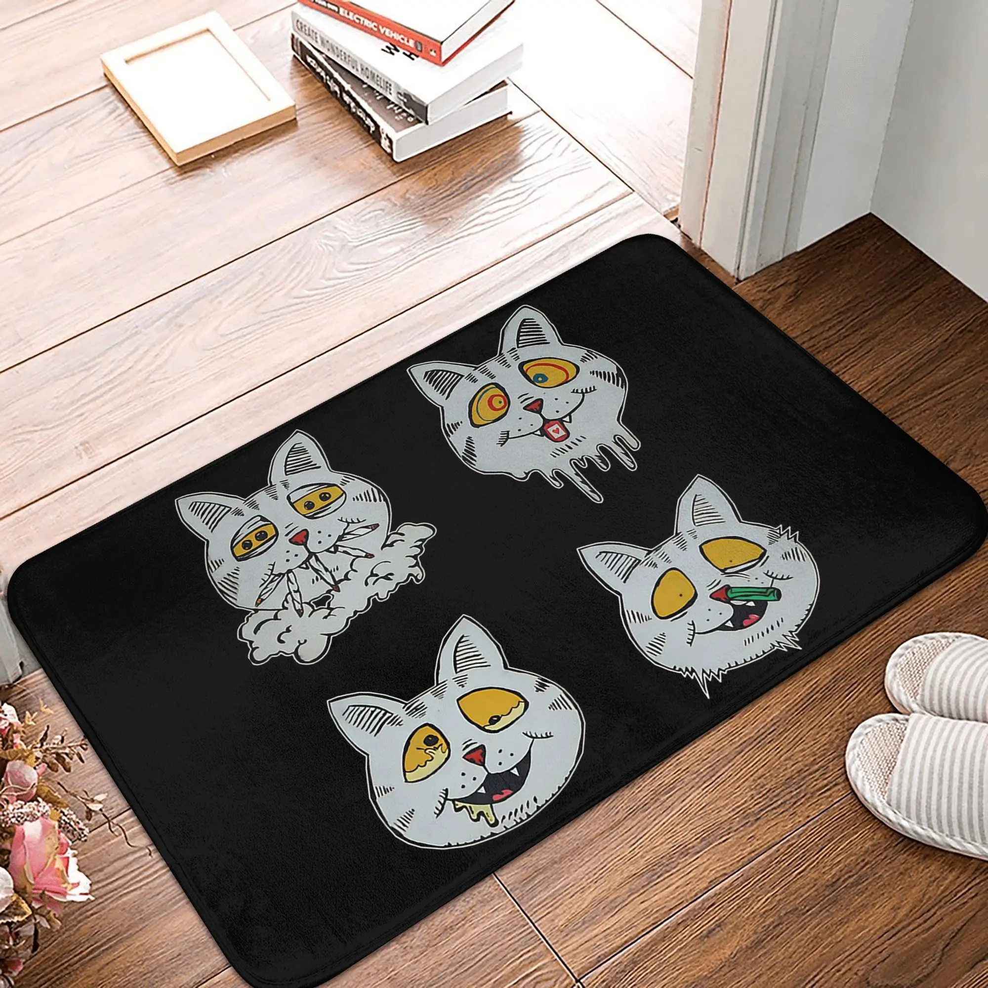 Fritz The Cat'S Moods Non-slip Doormat Floor Mat Absorbent Mat Carpet Rug for Kitchen Entrance Home Bathroom Footpad Mats
Fritz The Cat'S Moods Non-slip Doormat Floor Mat Absorbent Mat Carpet Rug for Kitchen Entrance Home Bathroom Footpad Mats