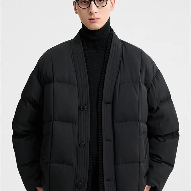 Новая китайская вязаная куртка-пуховик в стиле пэчворк для мужчин, теплая верхняя одежда, модная городская повседневная модель с наполнителем из полиэфирного волокна
Новая китайская вязаная куртка-пуховик в стиле пэчворк для мужчин, теплая верхняя одежда, модная городская повседневная модель с наполнителем из полиэфирного волокна