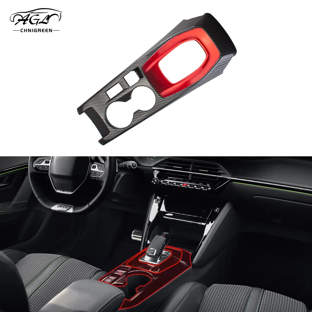 ABS Carbon Fiber Color Red Automatic with Knob Version Gear Shift Frame Trim Panel Cover Interior for Peugeot 208 2020-2025
ABS Carbon Fiber Color Red Automatic with Knob Version Gear Shift Frame Trim Panel Cover Interior for Peugeot 208 2020-2025