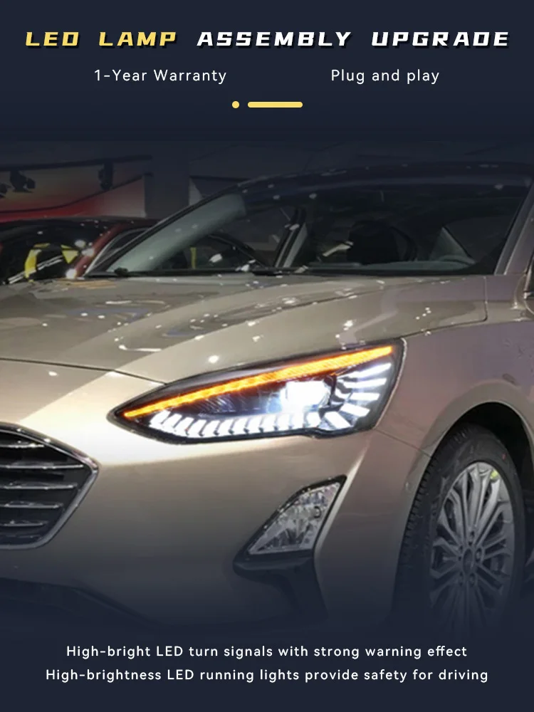 Автомобильные фары для Ford Focus 2019-2023, полностью светодиодные фары DRL, стиль драконьей, дизайн в сборе, обновление, аксессуары для передних ламп
Автомобильные фары для Ford Focus 2019-2023, полностью светодиодные фары DRL, стиль драконьей, дизайн в сборе, обновление, аксессуары для передних ламп