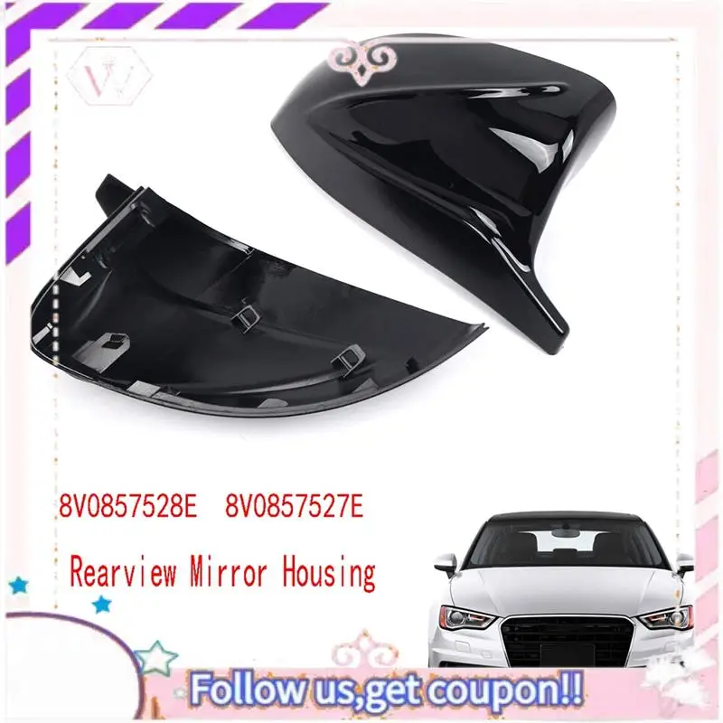 Portable Black Rearview Replacement Mirror Covers Mirror Housing For A3 S3 RS3 2014-2020
Portable Black Rearview Replacement Mirror Covers Mirror Housing For A3 S3 RS3 2014-2020