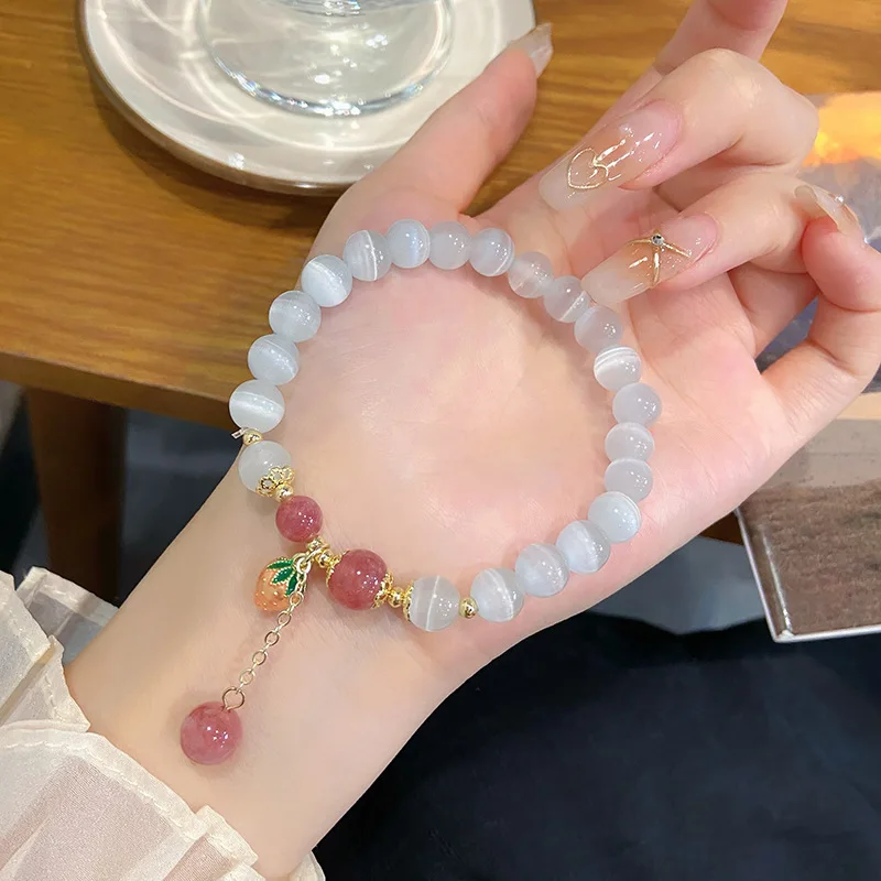 Ruifan цветок клубники натуральный кристалл кошачий глаз камни из бисера нить для женщин женская мода ручные украшения оптовая продажа 987 
Ruifan цветок клубники натуральный кристалл кошачий глаз камни из бисера нить для женщин женская мода ручные украшения оптовая продажа 987