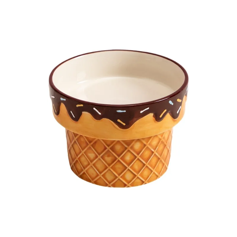 Creative ice cream design pet bowl ceramic protection cervical spine cat bowl cat food basin cat basin dog bowl
Creative ice cream design pet bowl ceramic protection cervical spine cat bowl cat food basin cat basin dog bowl