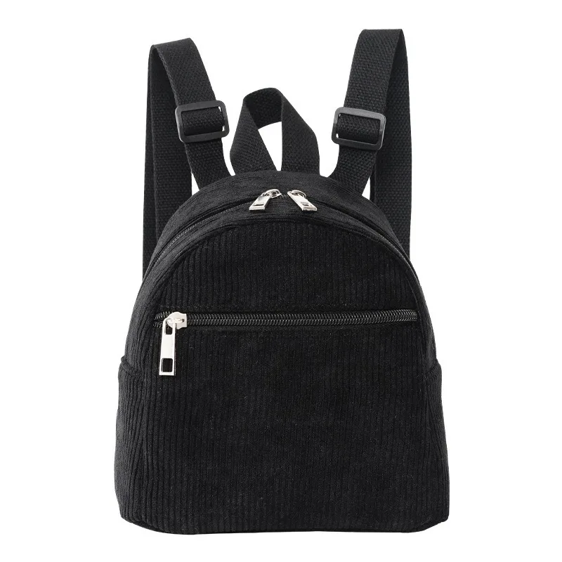 Corduroy backpack solid color fashionable women's bag high value simple versatile shoulder small bag
Corduroy backpack solid color fashionable women's bag high value simple versatile shoulder small bag