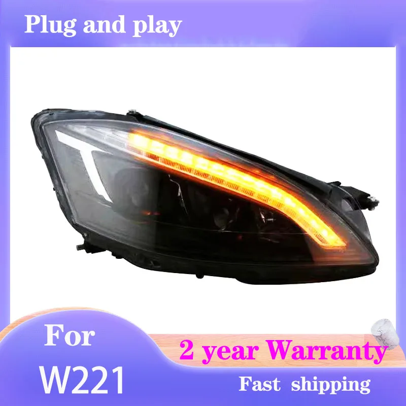 Стайлинг автомобиля для Benz W221, фара 2005-2009 W221, передняя лампа DRL, указатель поворота, ближний свет, линза проектора
Стайлинг автомобиля для Benz W221, фара 2005-2009 W221, передняя лампа DRL, указатель поворота, ближний свет, линза проектора