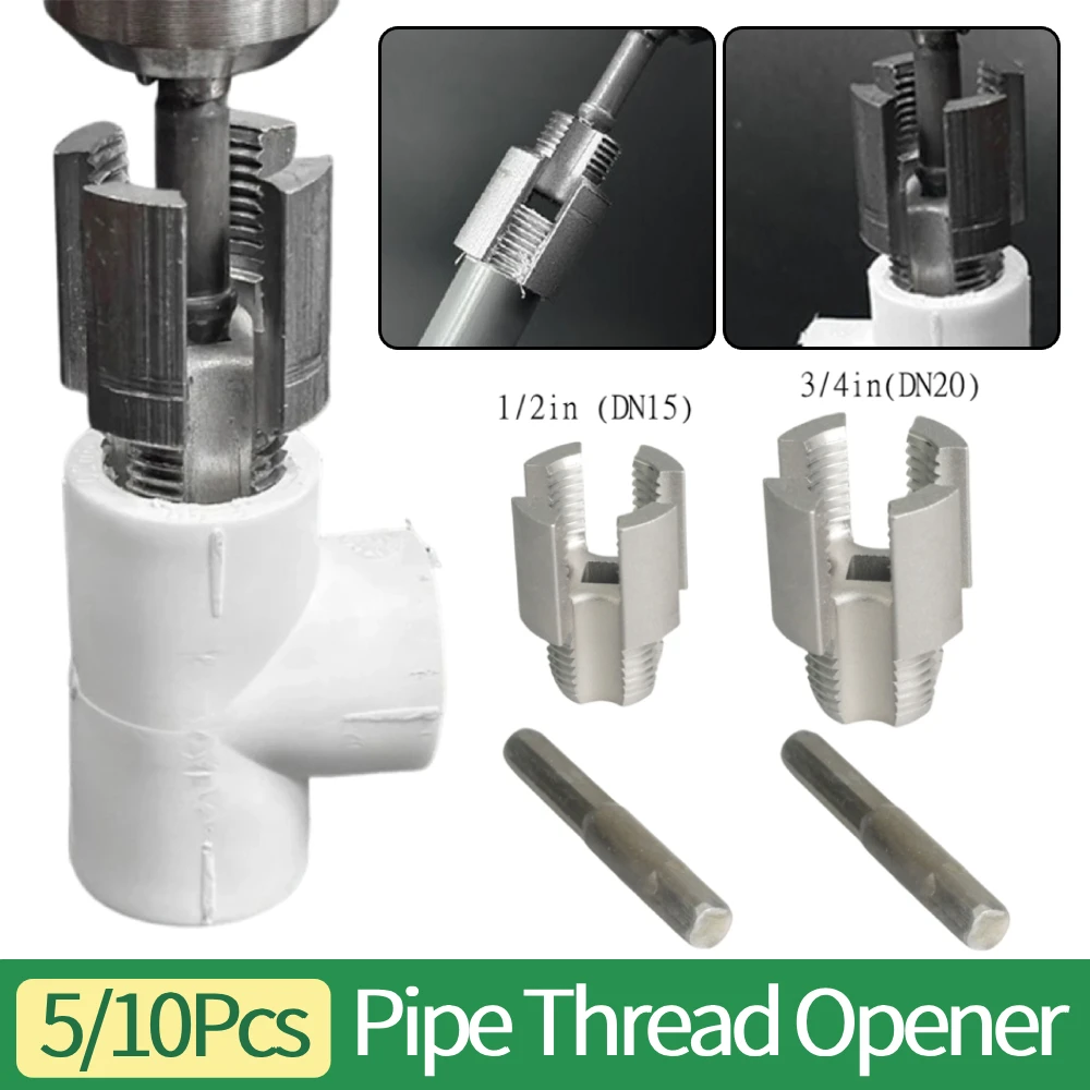 5/10Pcs Water Pipe Threader 4/6 Points Internal External Pipes Threading Tools PPR Waterpipe Thread Wire Opener Tap Tapping Kits
5/10Pcs Water Pipe Threader 4/6 Points Internal External Pipes Threading Tools PPR Waterpipe Thread Wire Opener Tap Tapping Kits