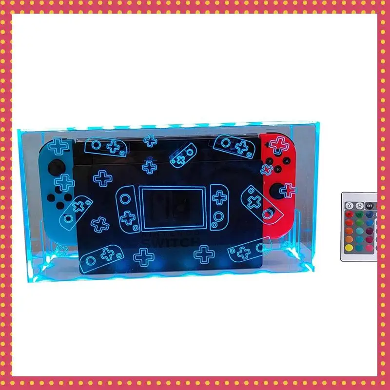 Clear Dust Cover With RGB Luminous Base For Switch/OLED Protection Cover Protective Sleeve Acrylic Display Shell Easy To Use E
Clear Dust Cover With RGB Luminous Base For Switch/OLED Protection Cover Protective Sleeve Acrylic Display Shell Easy To Use E