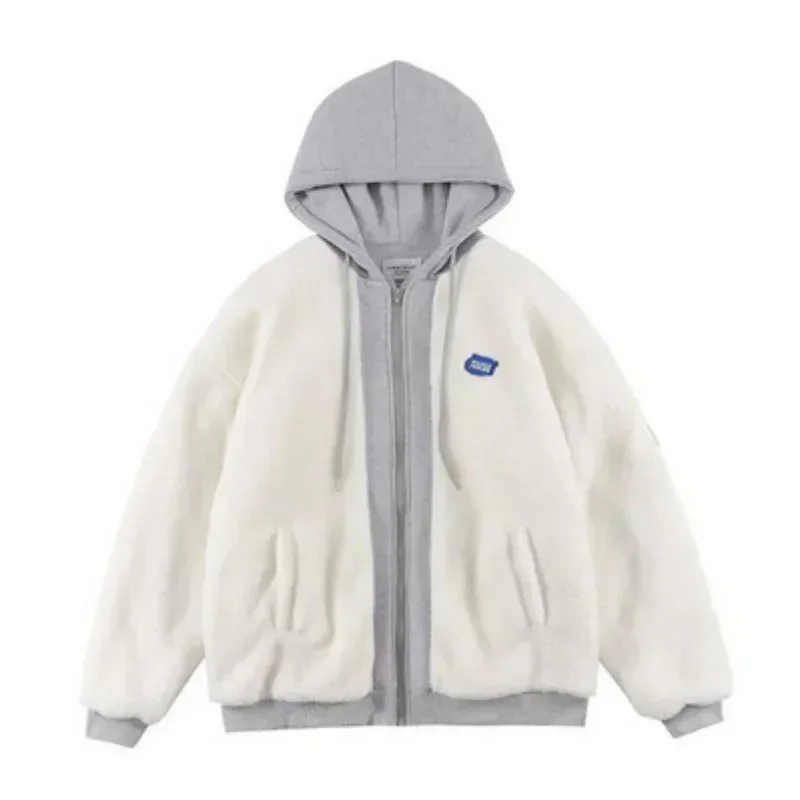 Lamb Wool Hoodies Women Winter Thick Warm Padded Zip Up Hooded Sweatshirts Korean Trend Harajuku Oversized Y2k Jackets Coat 후드티
Lamb Wool Hoodies Women Winter Thick Warm Padded Zip Up Hooded Sweatshirts Korean Trend Harajuku Oversized Y2k Jackets Coat 후드티