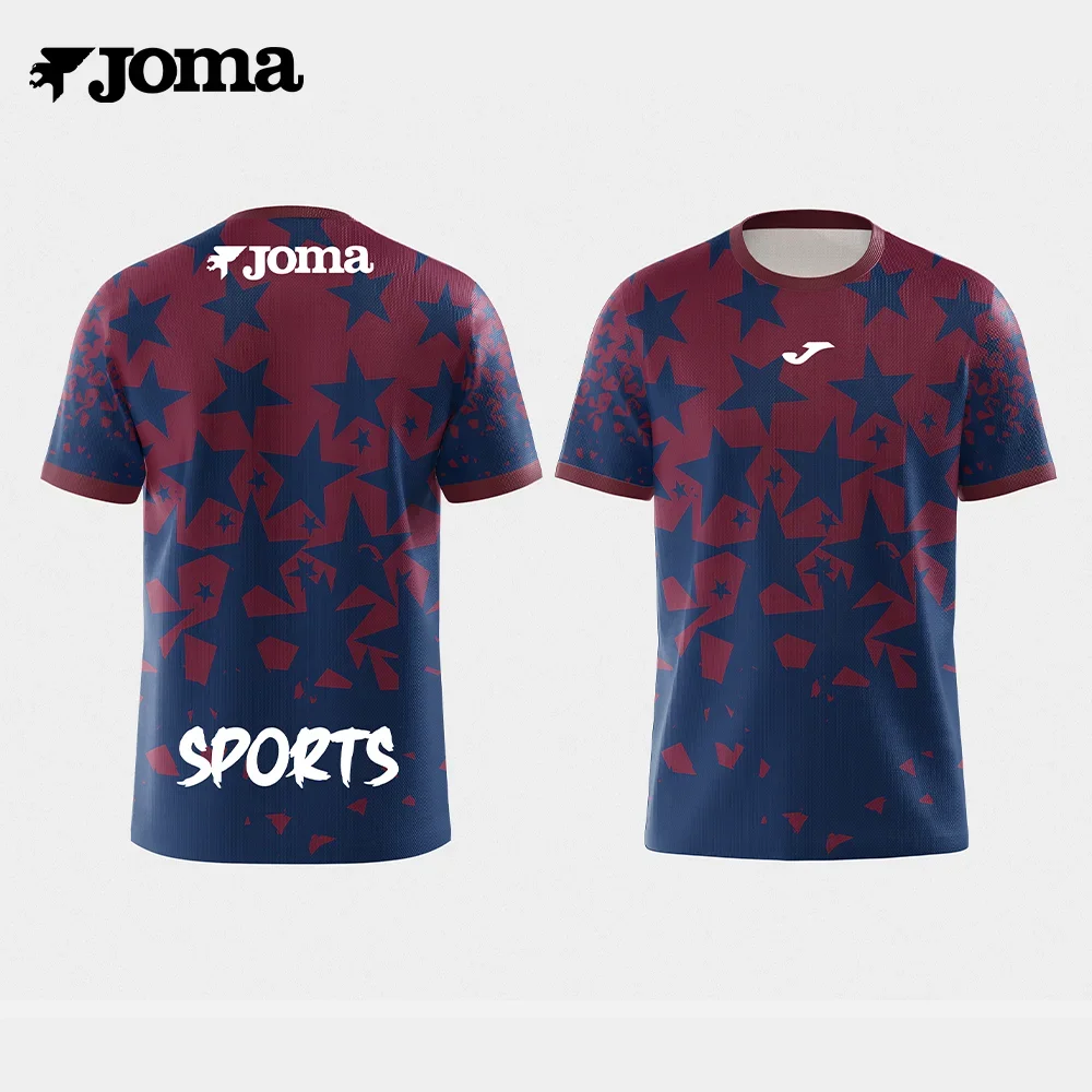 JOMA- Мужская быстросохнущая повседневная футболка 3dt, летняя спортивная одежда с короткими рукавами, повседневная одежда для велоспорта, фитнеса и бега на открытом воздухе.
JOMA- Мужская быстросохнущая повседневная футболка 3dt, летняя спортивная одежда с короткими рукавами, повседневная одежда для велоспорта, фитнеса и бега на открытом воздухе.