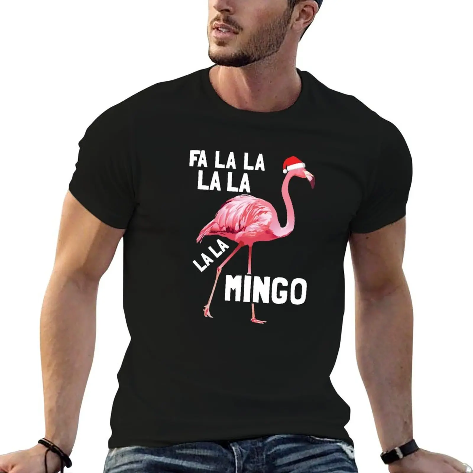 Fa La La Flamingo Christmas T-Shirt man t shirts cotton t shirt man luxury black cotton t-shirt plain for man package T-Shirt
Fa La La Flamingo Christmas T-Shirt man t shirts cotton t shirt man luxury black cotton t-shirt plain for man package T-Shirt