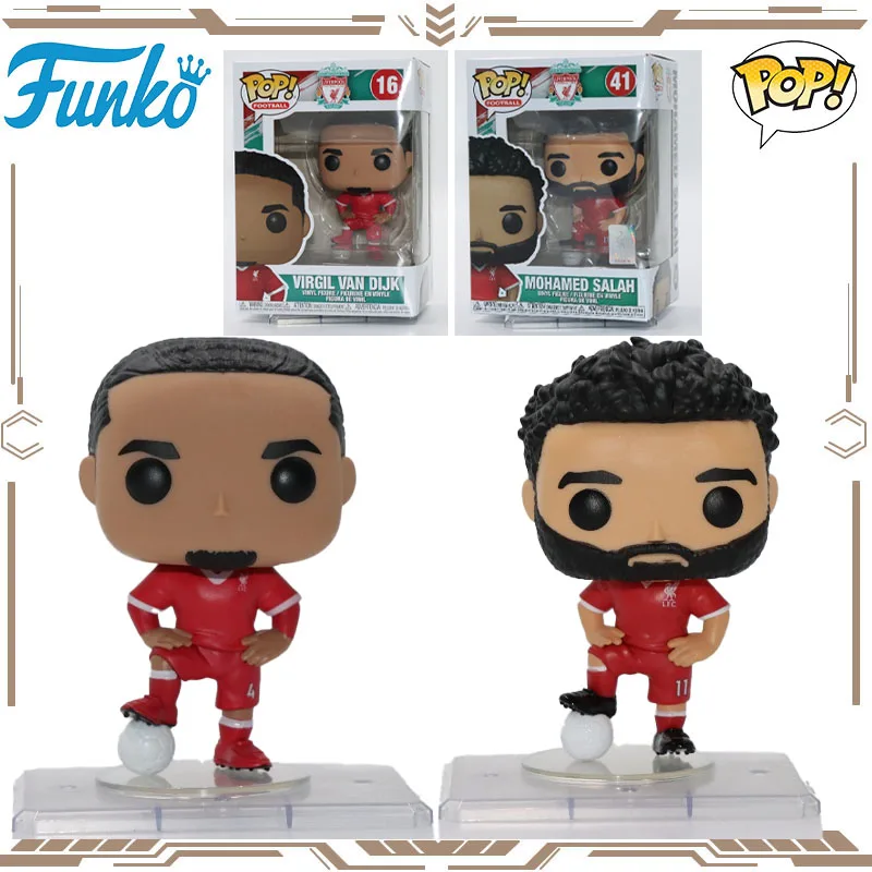 Оригинальные фигурки FUNKO POP: Футболисты Вирджил Ван Дейк и Мохамед Салах — коллекционные модели для мальчиков и девочек, подарок, украшение
Оригинальные фигурки FUNKO POP: Футболисты Вирджил Ван Дейк и Мохамед Салах — коллекционные модели для мальчиков и девочек, подарок, украшение