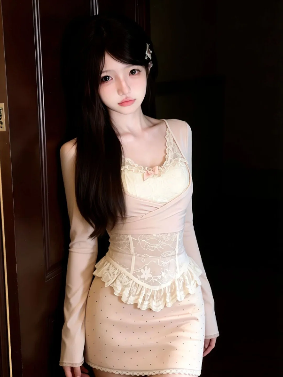 Korean Style Long Sleeve Set Unique Very Beautiful Inner Wear Vest Half Skirt Three Piece Set Summer Fashion Women's Ensemble
Korean Style Long Sleeve Set Unique Very Beautiful Inner Wear Vest Half Skirt Three Piece Set Summer Fashion Women's Ensemble