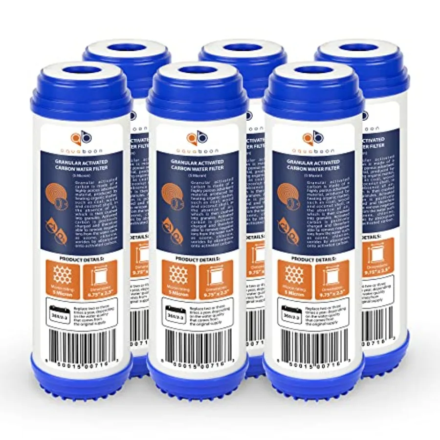 5 Micron 10 x 2.5 Granular Activated Carbon Water Filter Cartridge GAC Water Filter Replacement Compatible with AP117 GAC-10 GA
5 Micron 10 x 2.5 Granular Activated Carbon Water Filter Cartridge GAC Water Filter Replacement Compatible with AP117 GAC-10 GA