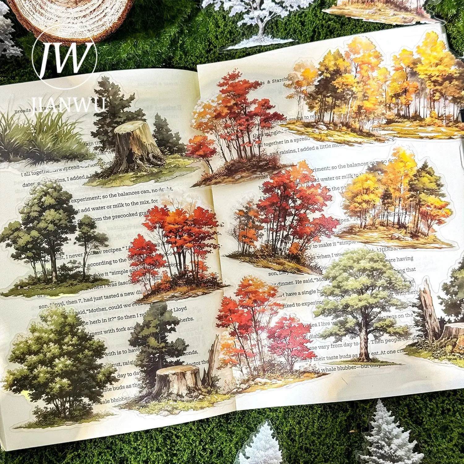 JIANWUGreen полевая серия винтажное лесное дерево животное пейзаж материал коллаж наклейка для домашних животных творческий журнал канцелярские принадлежности для скрапбукинга
JIANWUGreen полевая серия винтажное лесное дерево животное пейзаж материал коллаж наклейка для домашних животных творческий журнал канцелярские принадлежности для скрапбукинга