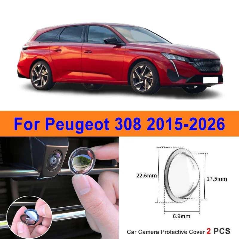 360 Reverse Image Car Camera Cover Anti-Scratch PC Lens Protector Stickers For Peugeot 308 2015-2026 2Pcs
360 Reverse Image Car Camera Cover Anti-Scratch PC Lens Protector Stickers For Peugeot 308 2015-2026 2Pcs