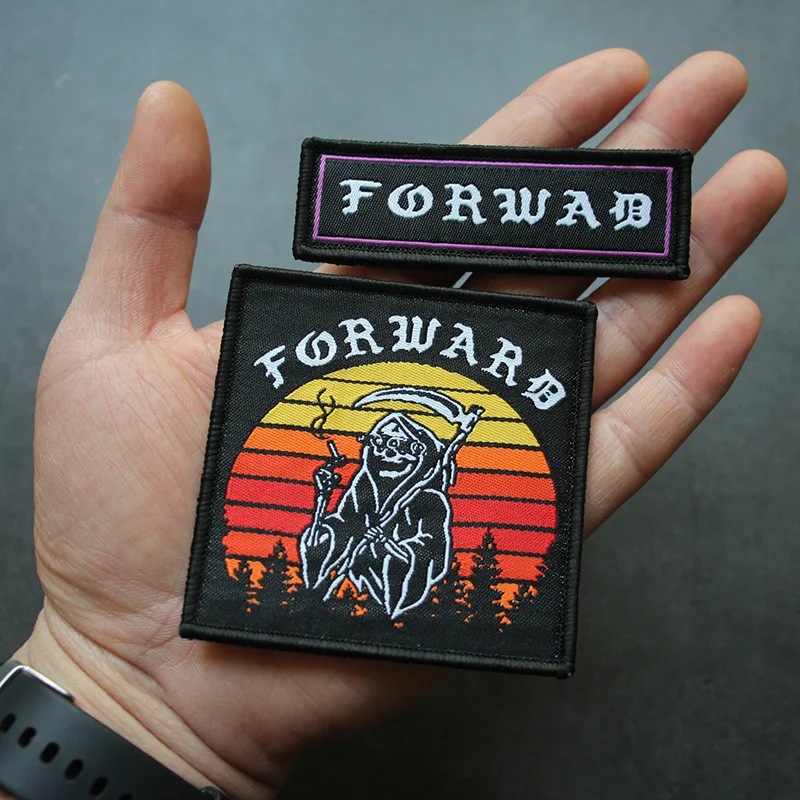 Forward Embroidery Patch FOG Weaving Mark Tactical Badge Helmet Sticker Outdoor Bag Sticker DIY Decorative Accessories
Forward Embroidery Patch FOG Weaving Mark Tactical Badge Helmet Sticker Outdoor Bag Sticker DIY Decorative Accessories