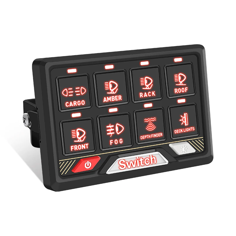 Intelligent Library New Touch Auto Switch Panel 12v 8 Keys New Car Panel RGB LED Switch Panel For ATV UTV Offroad 4x4
Intelligent Library New Touch Auto Switch Panel 12v 8 Keys New Car Panel RGB LED Switch Panel For ATV UTV Offroad 4x4