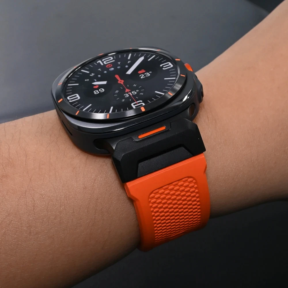 No Gaps Mecha Silicone Strap For Samsung Galaxy Watch Ultra 47mm Rubber Loop Strap For Galaxy Ultra 47mm Sports Bracelet Correa
No Gaps Mecha Silicone Strap For Samsung Galaxy Watch Ultra 47mm Rubber Loop Strap For Galaxy Ultra 47mm Sports Bracelet Correa