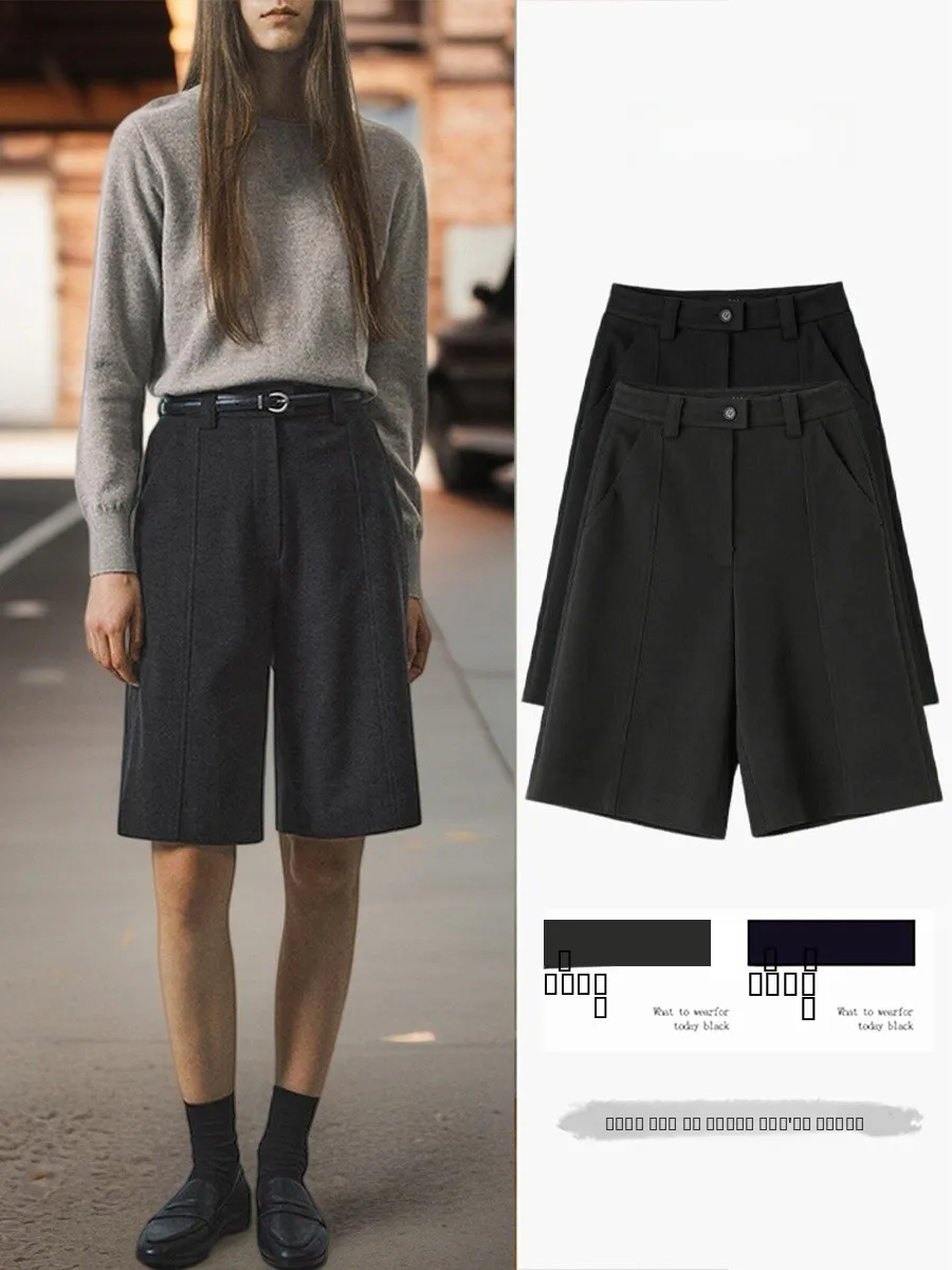 Женские шерстяные брюки-капри с высокой талией, осенне-зимние, новые, элегантные, повседневные, для офиса, маленький размер, костюмные
Женские шерстяные брюки-капри с высокой талией, осенне-зимние, новые, элегантные, повседневные, для офиса, маленький размер, костюмные