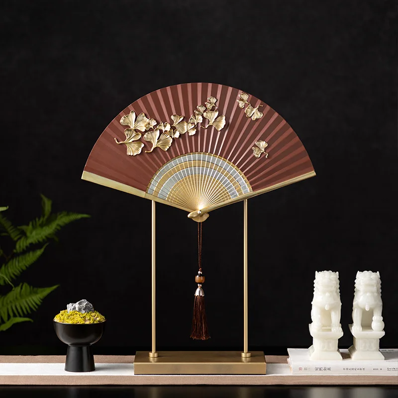 New Chinese-style Zen fan-shaped ornament model room soft decoration living room entrance tea room Song Dynasty aesthetic fan hi
New Chinese-style Zen fan-shaped ornament model room soft decoration living room entrance tea room Song Dynasty aesthetic fan hi