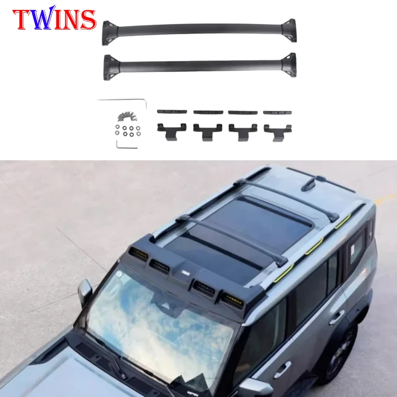 Automobile Roof Aluminum Alloy Luggage Rack Crossbar Fit for JETOUR Traveler T2 2023-2024 Cars Roof Off Road Exterior Decoration
Automobile Roof Aluminum Alloy Luggage Rack Crossbar Fit for JETOUR Traveler T2 2023-2024 Cars Roof Off Road Exterior Decoration