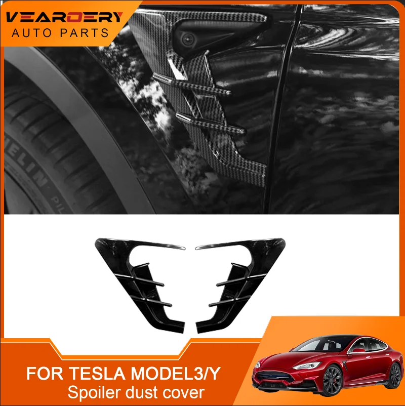 Car Accessories for Tesla Model 3 /Y 2021 Camera Flanks Car Side Wing Panel Cover Spoiler Dust Cover Decoration Modification
Car Accessories for Tesla Model 3 /Y 2021 Camera Flanks Car Side Wing Panel Cover Spoiler Dust Cover Decoration Modification
