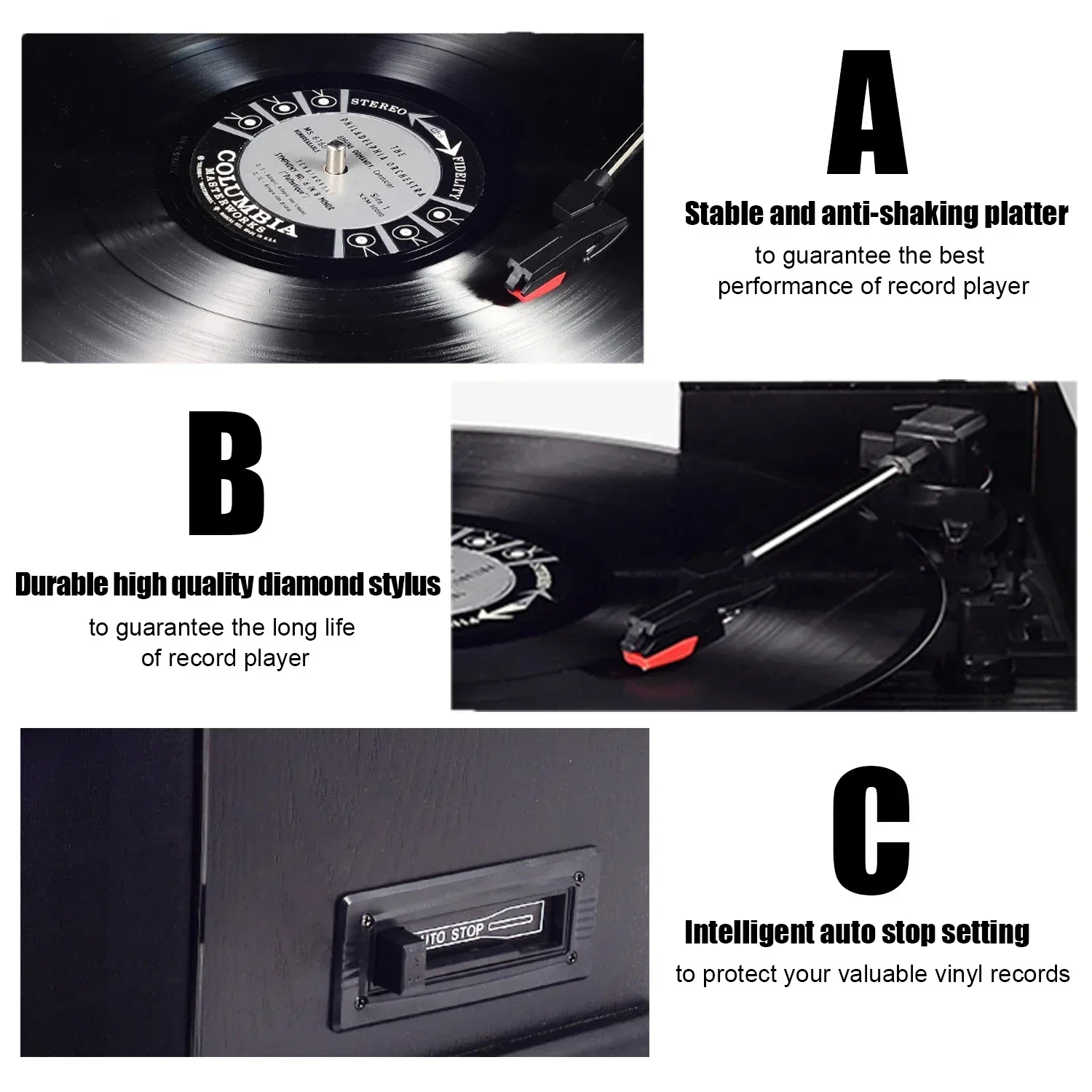 2026 Nostalgic Music Centre Bluetooth Vinyl Turntable CD Cassette USB Recording Player Record Vinyl
2026 Nostalgic Music Centre Bluetooth Vinyl Turntable CD Cassette USB Recording Player Record Vinyl