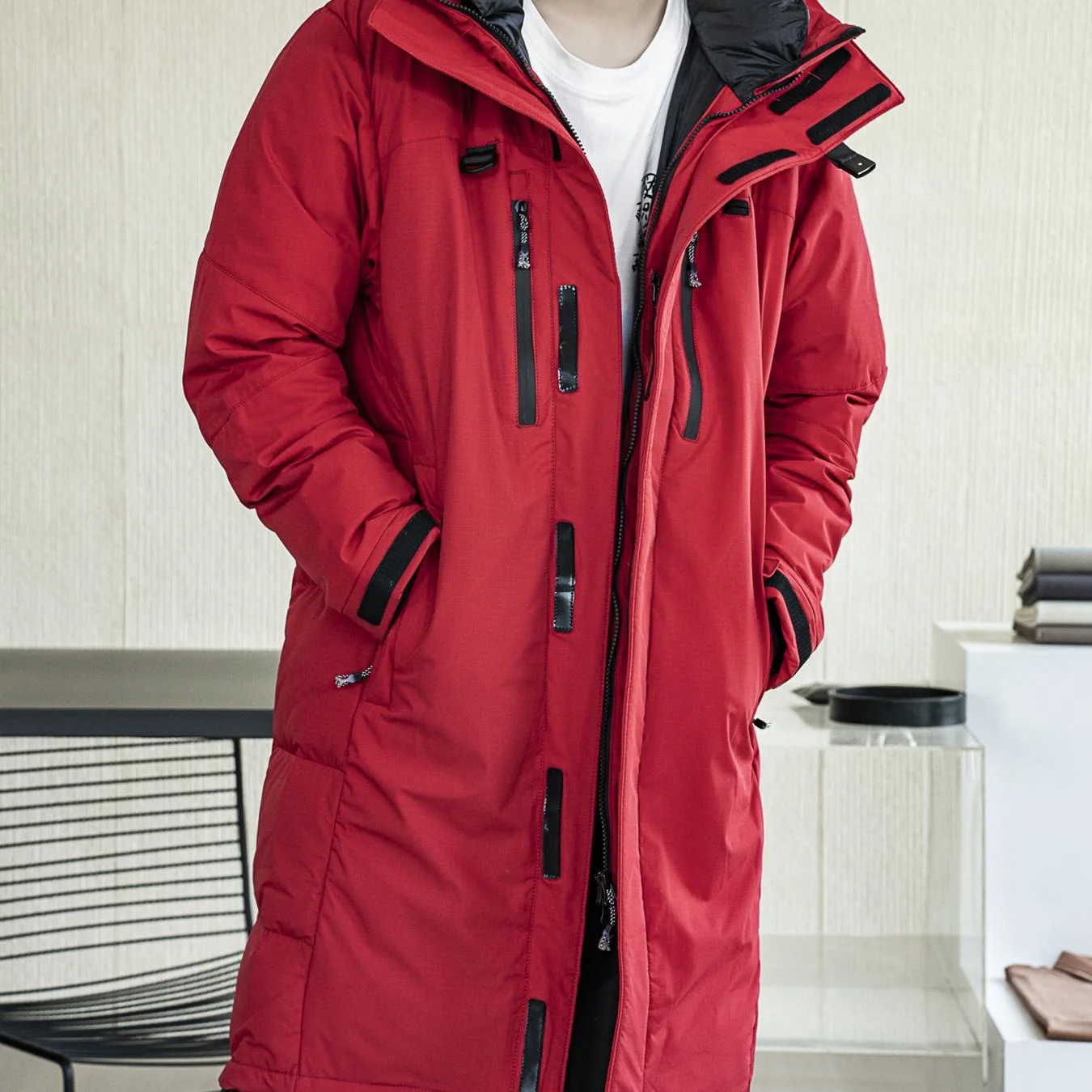 Outdoor Windproof Waterproof Thiened Winter Du down Jaet Men's Women's Mid-Length Workwear Durable Water-Resistant Coat
Outdoor Windproof Waterproof Thiened Winter Du down Jaet Men's Women's Mid-Length Workwear Durable Water-Resistant Coat