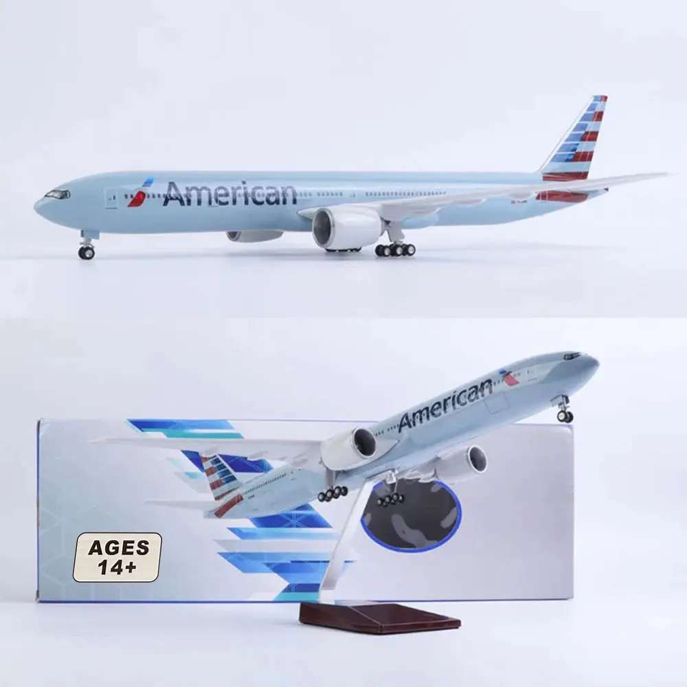 47 см B777 самолет, масштаб американской авиакомпании: 1/157, имитационная авиационная модель с подсветкой и колесами, основа из смолы, литая под давлением коллекция самолетов
47 см B777 самолет, масштаб американской авиакомпании: 1/157, имитационная авиационная модель с подсветкой и колесами, основа из смолы, литая под давлением коллекция самолетов