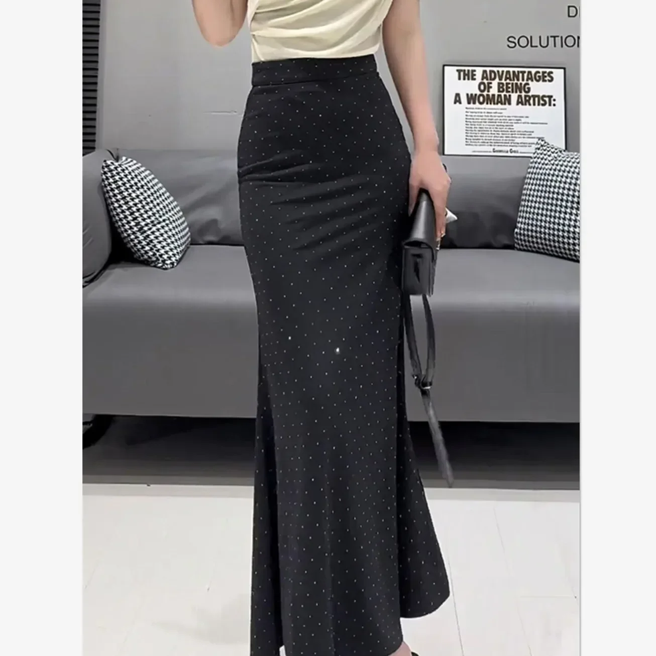 \New French High End Fashion Sequin Skirt Women Elegant High Wiast Wrapped Hip Slim Mermaid Party Skirts Temperament Clothing
\New French High End Fashion Sequin Skirt Women Elegant High Wiast Wrapped Hip Slim Mermaid Party Skirts Temperament Clothing