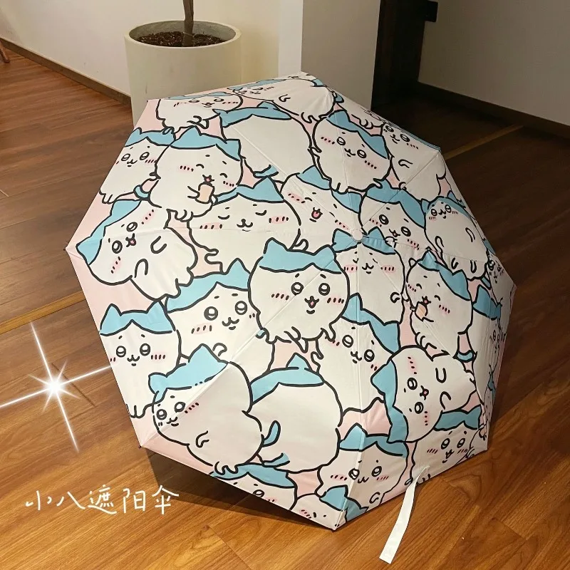 Hot Chiikawa ハチワレ Foldable Umbrella Parasol Fully Automatic UV Protection Dual Use Sun Rain Kawaii Creative Travel Daily Use
Hot Chiikawa ハチワレ Foldable Umbrella Parasol Fully Automatic UV Protection Dual Use Sun Rain Kawaii Creative Travel Daily Use